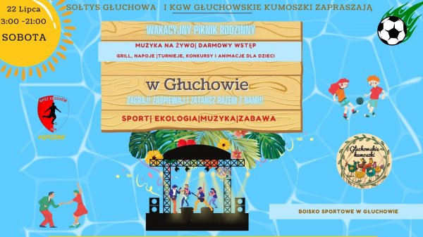  Wakacyjny Piknik Rodzinny w Głuchowie! 